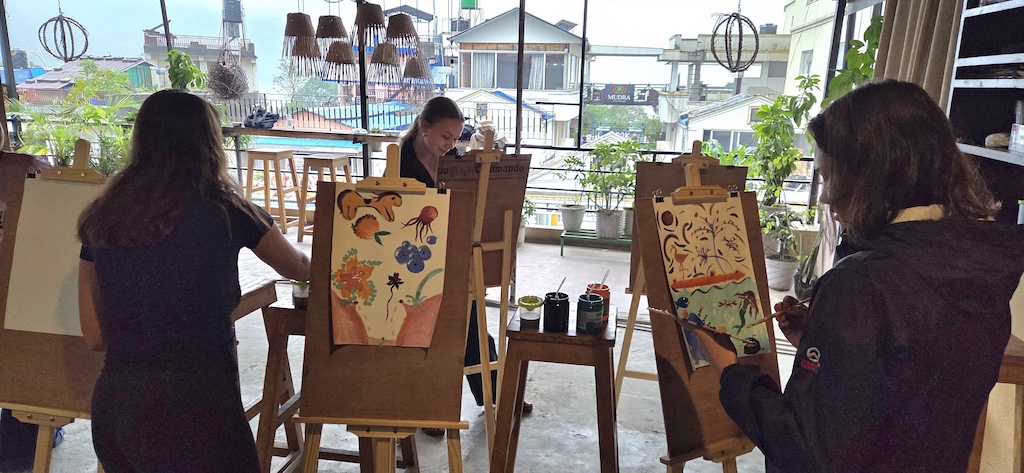 The first free art session at Creana 🎨